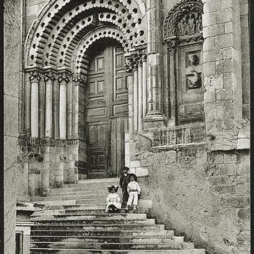 Antigua escalera de la Puerta del Obispo
